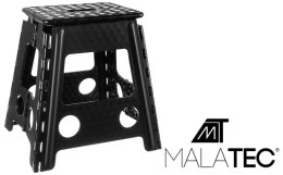 Malatec Stołek składany czarno-biały 39cm