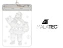 Malatec Witraż LED 3D- mikołaj