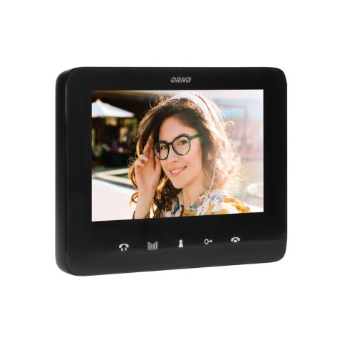 Wideo monitor bezsłuchawkowy, kolorowy, LCD 7", do zestawów z serii INDI i SCUTI, otwieranie bramy, interkom, czarny Wideo monitor bezsłuchawkowy, kolorowy, LCD 7", do zestawów z serii INDI i SCUTI, otwieranie bramy, interkom, czarny