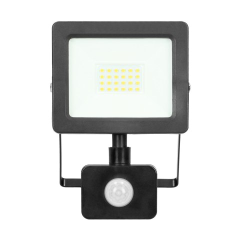 ALLED 20W Naświetlacz LED z PIR, 1600lm, IP44, 4000K, Alu+szkło ALLED 20W Naświetlacz LED z PIR, 1600lm, IP44, 4000K, Alu+szkło