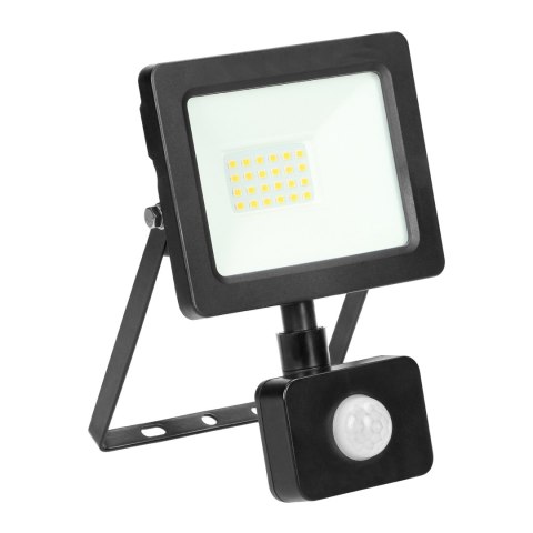 ALLED 20W Naświetlacz LED z PIR, 1600lm, IP44, 4000K, Alu+szkło ALLED 20W Naświetlacz LED z PIR, 1600lm, IP44, 4000K, Alu+szkło