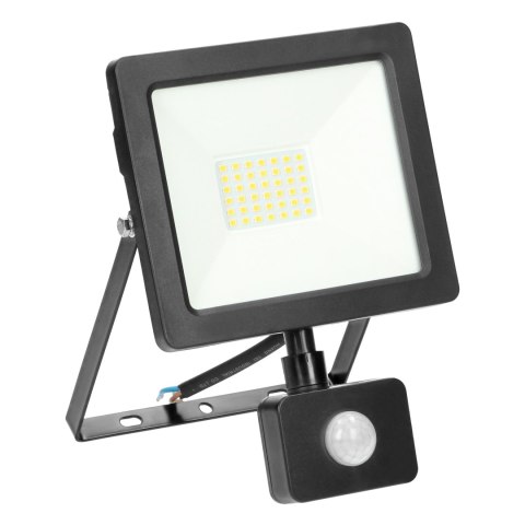 ALLED 30W Naświetlacz LED z PIR, 2400lm, IP44, 4000K, Alu+szkło ALLED 30W Naświetlacz LED z PIR, 2400lm, IP44, 4000K, Alu+szkło