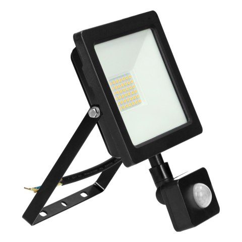 ALLED 30W Naświetlacz LED z PIR, 2400lm, IP44, 4000K, Alu+szkło ALLED 30W Naświetlacz LED z PIR, 2400lm, IP44, 4000K, Alu+szkło