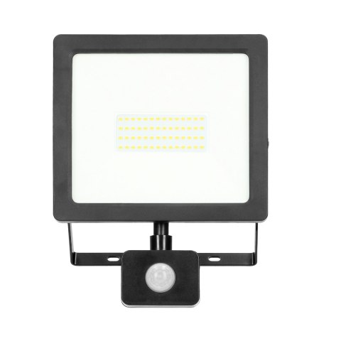 ALLED 50W Naświetlacz LED z PIR, 4000lm, IP44, 4000K, Alu+szkło ALLED 50W Naświetlacz LED z PIR, 4000lm, IP44, 4000K, Alu+szkło