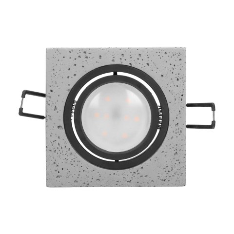 HALISI SM ramka dekoracyjna oprawy punktowej, MR16/GU10 max 50W, kwadrat, ruchoma, czarna HALISI SM ramka dekoracyjna oprawy punktowej, MR16/GU10 max 50W, kwadrat, ruchoma, czarna