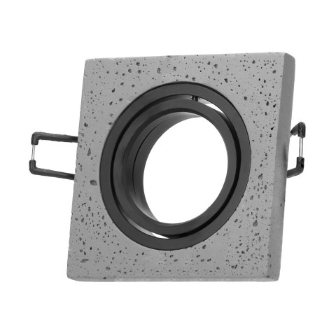 HALISI SM ramka dekoracyjna oprawy punktowej, MR16/GU10 max 50W, kwadrat, ruchoma, czarna HALISI SM ramka dekoracyjna oprawy punktowej, MR16/GU10 max 50W, kwadrat, ruchoma, czarna