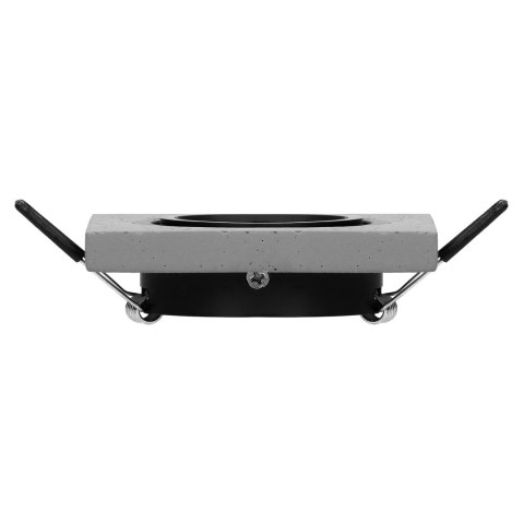 HALISI SM ramka dekoracyjna oprawy punktowej, MR16/GU10 max 50W, kwadrat, ruchoma, czarna HALISI SM ramka dekoracyjna oprawy punktowej, MR16/GU10 max 50W, kwadrat, ruchoma, czarna
