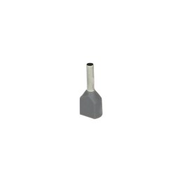 Tulejka izolowana podwójna, przekrój maksymalny 2,5mm?, długość miedzianej tulejki 10mm, Blister 25 szt.