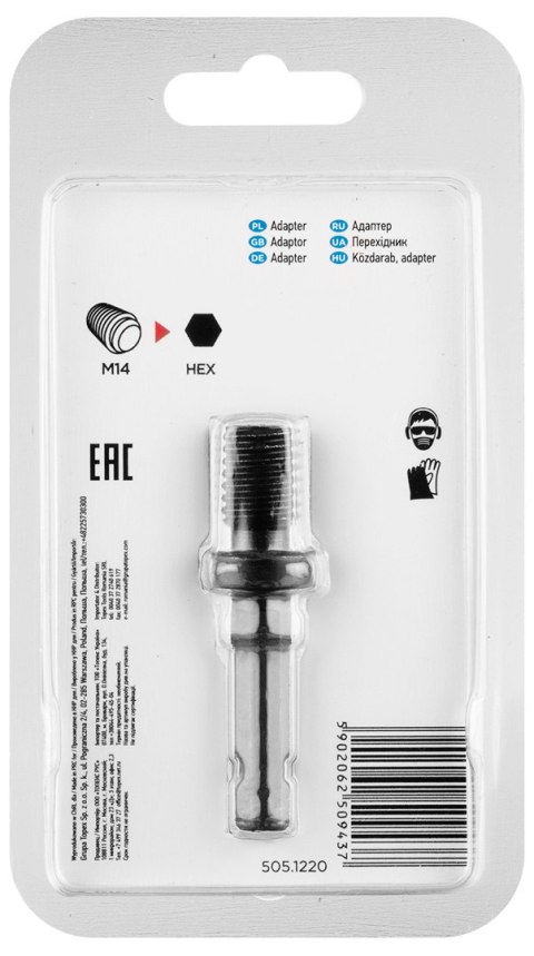 Adapter z M14 na HEX Adapter z M14 na HEX