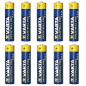 10x bateria R-03 LR03 AAA alkaliczne Varta Industrial