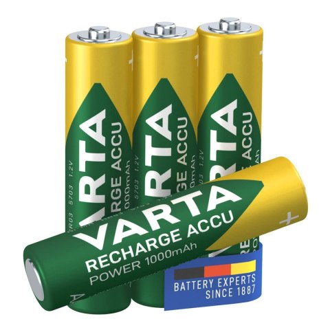 4x akumulator R-03 R03 AAA 1000mAh Varta Ready2use 4x akumulator R-03 R03 AAA 1000mAh Varta Ready2use