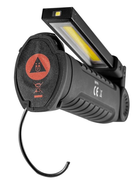 Lampa warsztatowa akumulatorowa 200 lm COB + latarka Lampa warsztatowa akumulatorowa 200 lm COB + latarka
