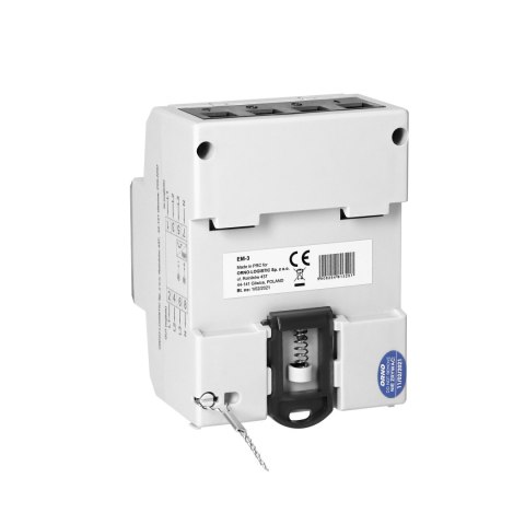 3-fazowy wskaźnik zużycia energii elektrycznej, 80A, 3 moduły, DIN TH-35mm 3-fazowy wskaźnik zużycia energii elektrycznej, 80A, 3 moduły, DIN TH-35mm