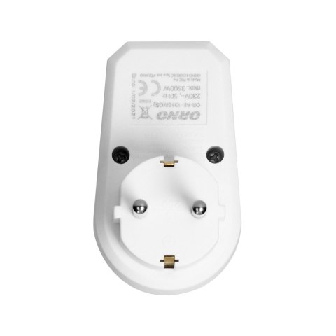 Adapter 1x2P+Z (Schuko) z włącznikiem, biały Adapter 1x2P+Z (Schuko) z włącznikiem, biały