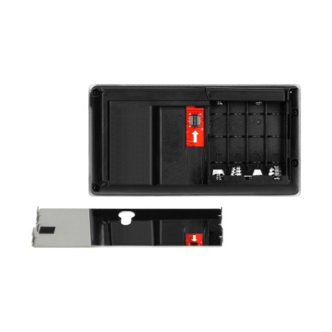 Elektroniczny wizjer do drzwi LCD 3,5", szerokokątny obiektyw, bateryjny, srebrny Elektroniczny wizjer do drzwi LCD 3,5", szerokokątny obiektyw, bateryjny, srebrny