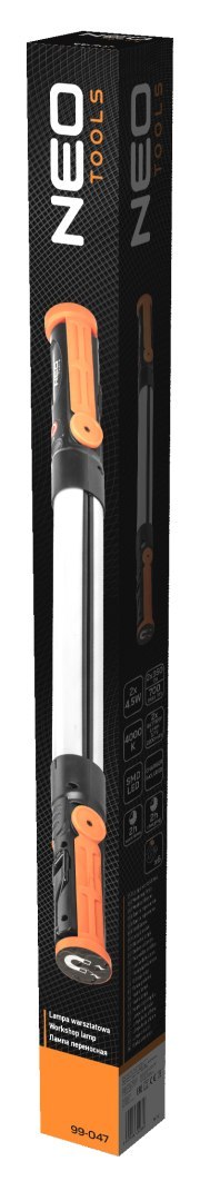 Lampa warsztatowa akumulatorowa 2 x 350 lm rozkładana SMD Lampa warsztatowa akumulatorowa 2 x 350 lm rozkładana SMD