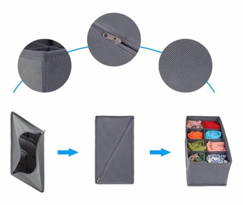 AG126G Organizer bieliznę zestaw 3szt AG126G Organizer bieliznę zestaw 3szt