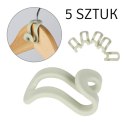 AG17F Haczyki na wieszaki do szafy 5szt