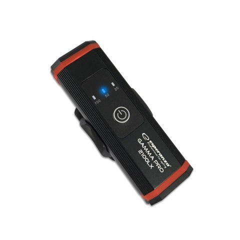 EOT058 Esperanza profesjonalna lampka rowerowa led na przód 2w1 gamma pro 2100 lx EOT058 Esperanza profesjonalna lampka rowerowa led na przód 2w1 gamma pro 2100 lx
