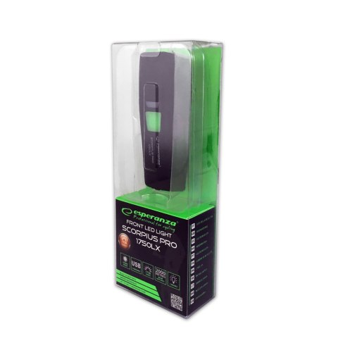 EOT060 Esperanza profesjonalna lampka rowerowa led na przód scorpius pro 1750 lx EOT060 Esperanza profesjonalna lampka rowerowa led na przód scorpius pro 1750 lx