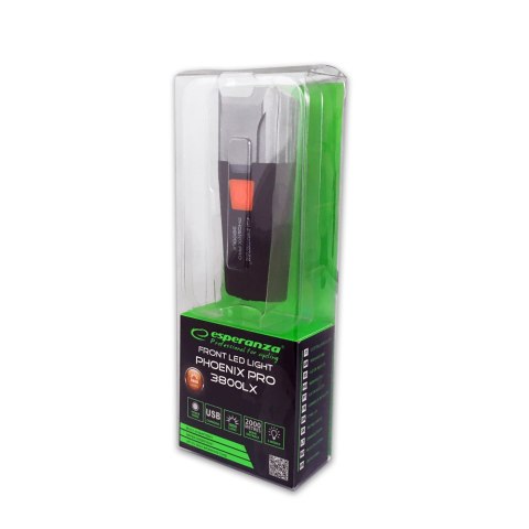 EOT063 Esperanza profesjonalna lampka rowerowa led na przód phoenix pro 3800 lx EOT063 Esperanza profesjonalna lampka rowerowa led na przód phoenix pro 3800 lx