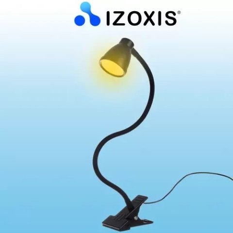 Izoxis Lampka biurkowa z klipsem- czarna Izoxis 19454 Izoxis Lampka biurkowa z klipsem- czarna Izoxis 19454