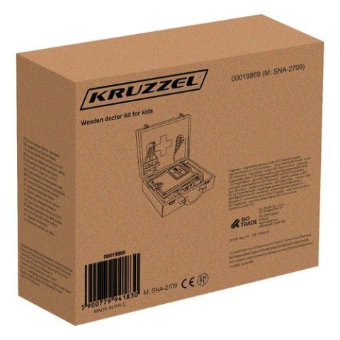 Kruzzel Zestaw małego doktora- drewniany Kruzzel 19869 Kruzzel Zestaw małego doktora- drewniany Kruzzel 19869