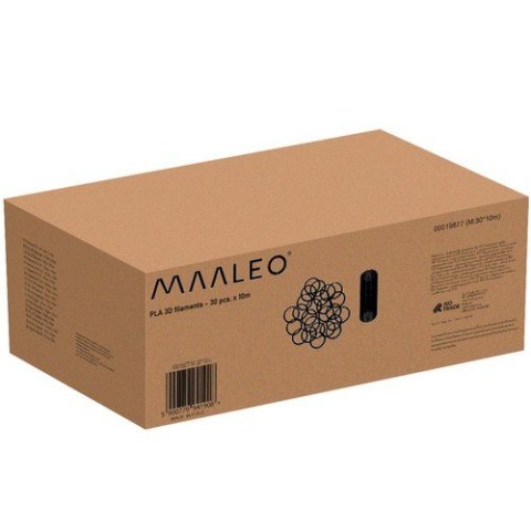 Maaleo Filamenty PLA 3D- 30szt. x 10m Kruzzel 19877 Maaleo Filamenty PLA 3D- 30szt. x 10m Kruzzel 19877