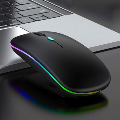 AK211A Mysz bezprzewodowa rgb black AK211A Mysz bezprzewodowa rgb black