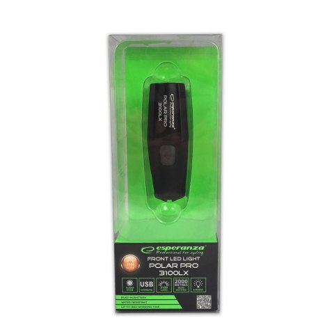 EOT059 Esperanza profesjonalna lampka rowerowa led na przód polar pro 3100 lx EOT059 Esperanza profesjonalna lampka rowerowa led na przód polar pro 3100 lx