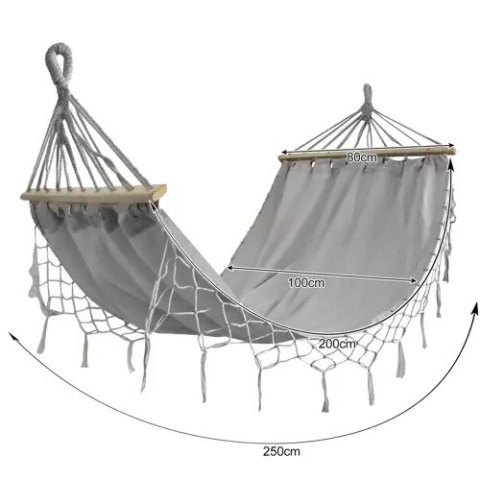 Gardlov Hamak ogrodowy 200x100cm Gardlov 21079 Gardlov Hamak ogrodowy 200x100cm Gardlov 21079