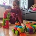 Kruzzel Klocki konstrukcyjne- jeżyki 192szt. Kruzzel 20376