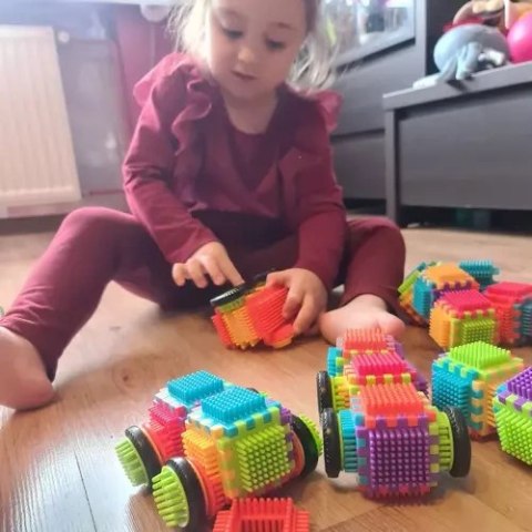 Kruzzel Klocki konstrukcyjne- jeżyki 192szt. Kruzzel 20376 Kruzzel Klocki konstrukcyjne- jeżyki 192szt. Kruzzel 20376