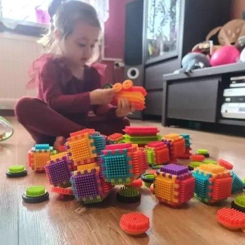 Kruzzel Klocki konstrukcyjne- jeżyki 192szt. Kruzzel 20376 Kruzzel Klocki konstrukcyjne- jeżyki 192szt. Kruzzel 20376