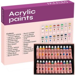 Maaleo Farby akrylowe 24szt.- 12ml. Maaleo 20363