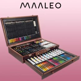 Maaleo Zestaw do malowania w walizce- 129szt Maaleo 21644