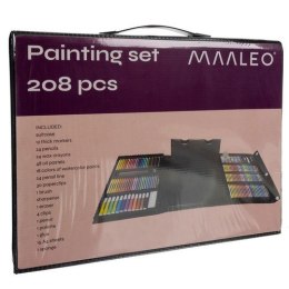 Maaleo Zestaw do malowania w walizce- 208szt Maaleo 21645