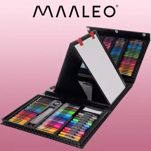 Maaleo Zestaw do malowania w walizce- 208szt Maaleo 21645 Maaleo Zestaw do malowania w walizce- 208szt Maaleo 21645
